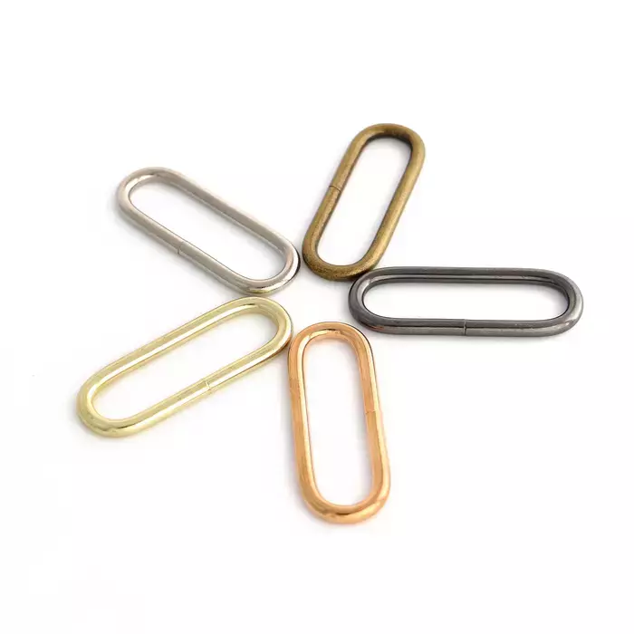 10 Pcs Metal Gold D Ring Buckles Belt Webbing Purse Bag D Rings