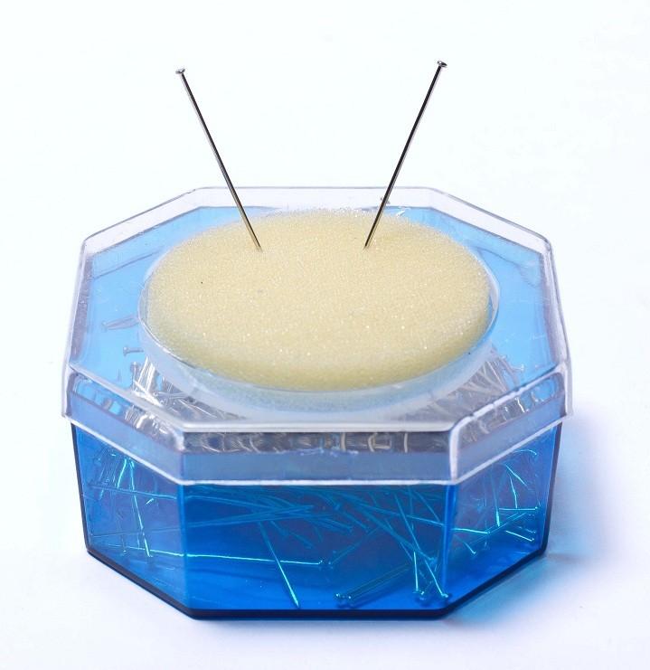 20 Straight Stainless Steel Dressmaker Pins Holder GoldStar Tool