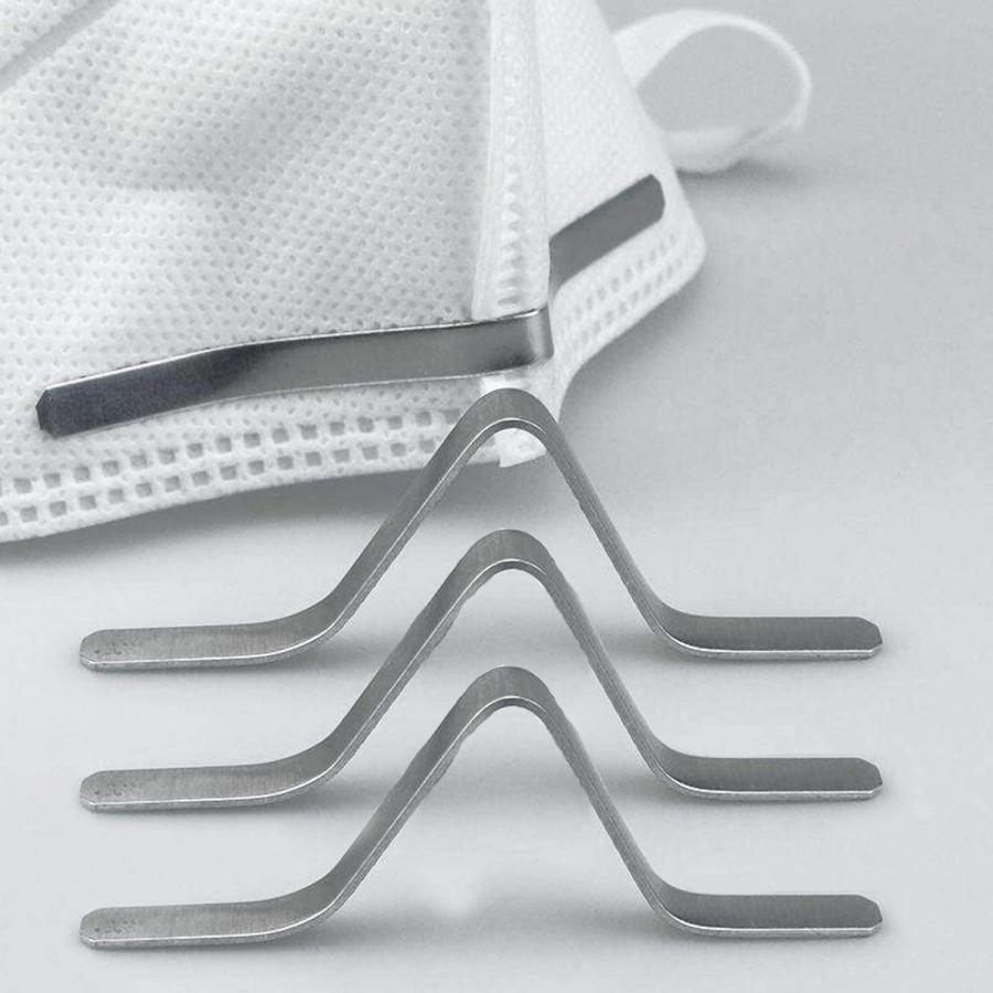 Metal Nose Strip for Masks Wire Bridge mask Making Supplies Aluminum Nose Strips for mask Bendable Nose Strips Flat Wire Ships Same Day from California