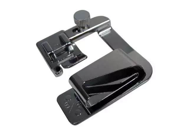 Wide Rolled Hemmer Presser Foot Set for High Speed Straight Stitch Machines