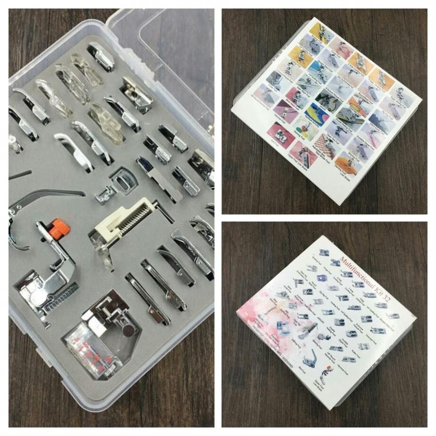 32 Piece Sewing Presser Feet Collection Sewing Machine Parts