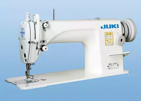 Juki Ddl-8700 High-Speed Single Needle Straight Lockstitch Industrial Sewing Machine with Table and Servo Motor