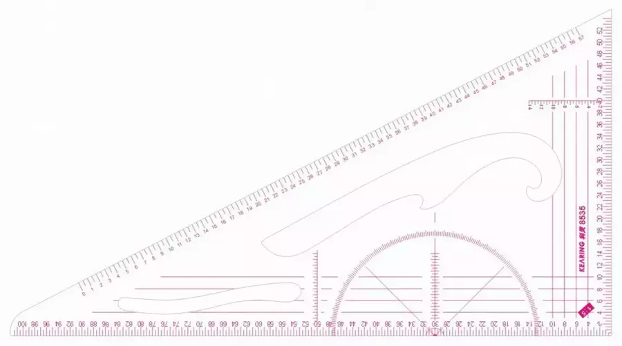 Transparent Scale Ruler Metric