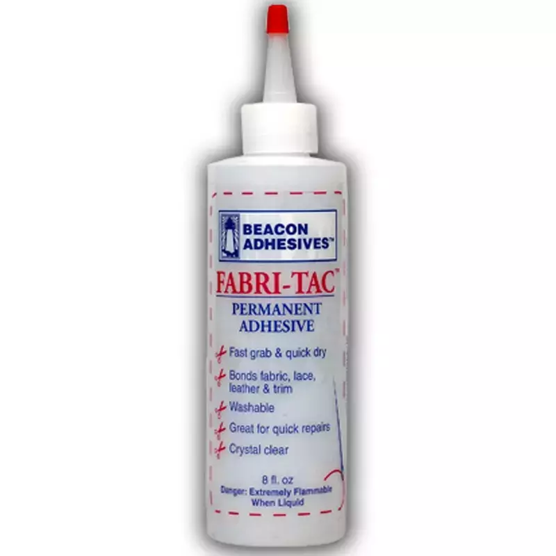 Beacon Glues Three-Pack Beacon Fabri-Tac Permanent Adhesive, 8 Ounce