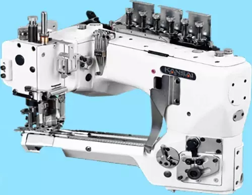 Kansai Special NFS6604GFMH DD Flat Lock 4 Needle Cover Stitch Sewing  Machine With Table and Direct Motor