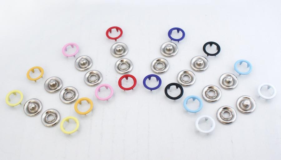 Enamel Open Ring Prong Ring Snaps | GoldStar Tool