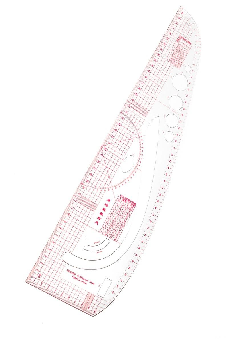 Versatile cutting out ruler metric goldstar tool