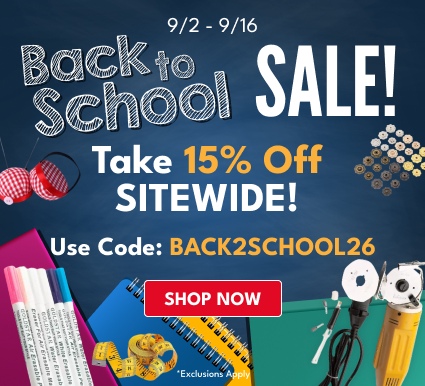 Back to School Sale