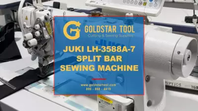 Product Showcase-Juki LH-3588A-7 Split Bar Sewing Machine Goldstartool.com