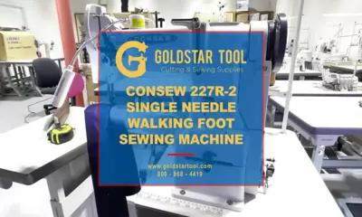 Product Showcase - Consew 227R-2 Single Needle Sewing Machine