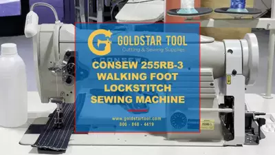 Product Showcase - Consew 255RB-3​ Lockstitch Sewing​ Machine
