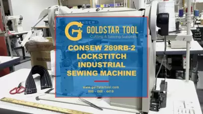 Product Showcase - Consew 289RB-2 Lockstitch Industrial Sewing Machine