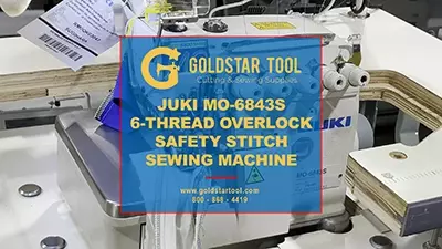 Product Showcase - JUKI MO-6843S Overlock Safety Stitch Sewing Machine