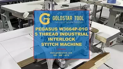 Product Showcase- Pegasus W3664P-01G Interlock Stitch Machine