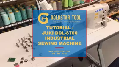 Tutorial - Juki DDL 8700 Industrial Sewing Machine
